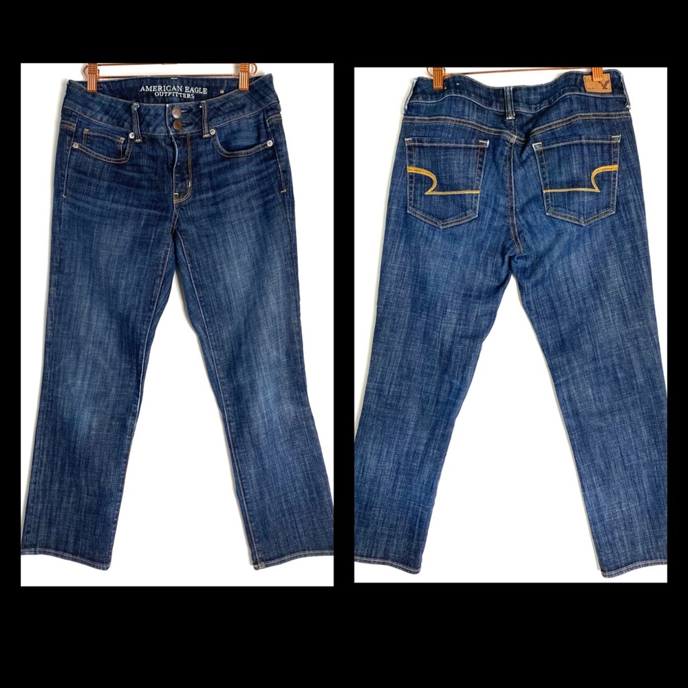 American Eagle Artist Crop Jeans Size 6